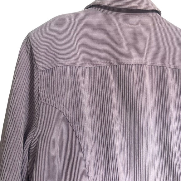 Alfred Dunner Vintage Lavender Corduroy Jacket size 12 - Picture 2 of 9